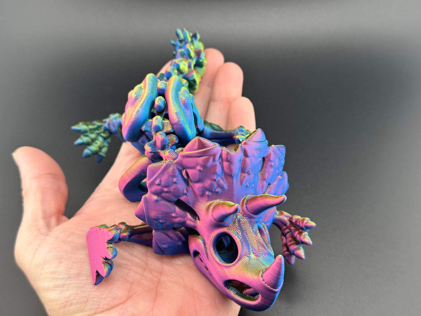 Flexi Triceratops Dinosaur Skeleton