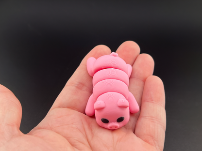 Porkchop, the Miniature Articulating Flexi Pig!