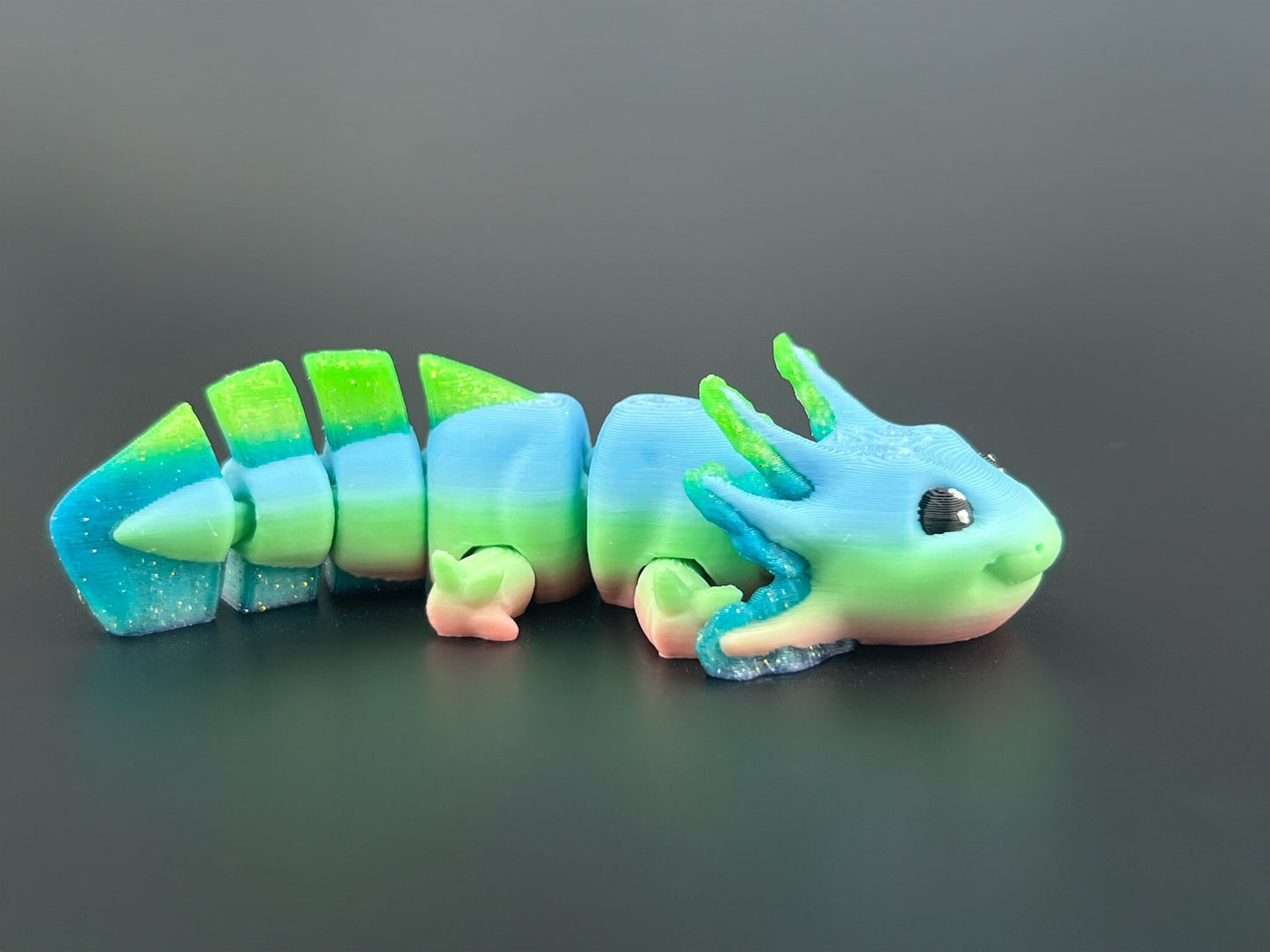 Axie, the Articulating Multicolor Axolotl!