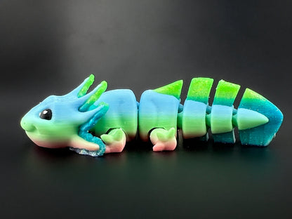 Axie, the Articulating Multicolor Axolotl!